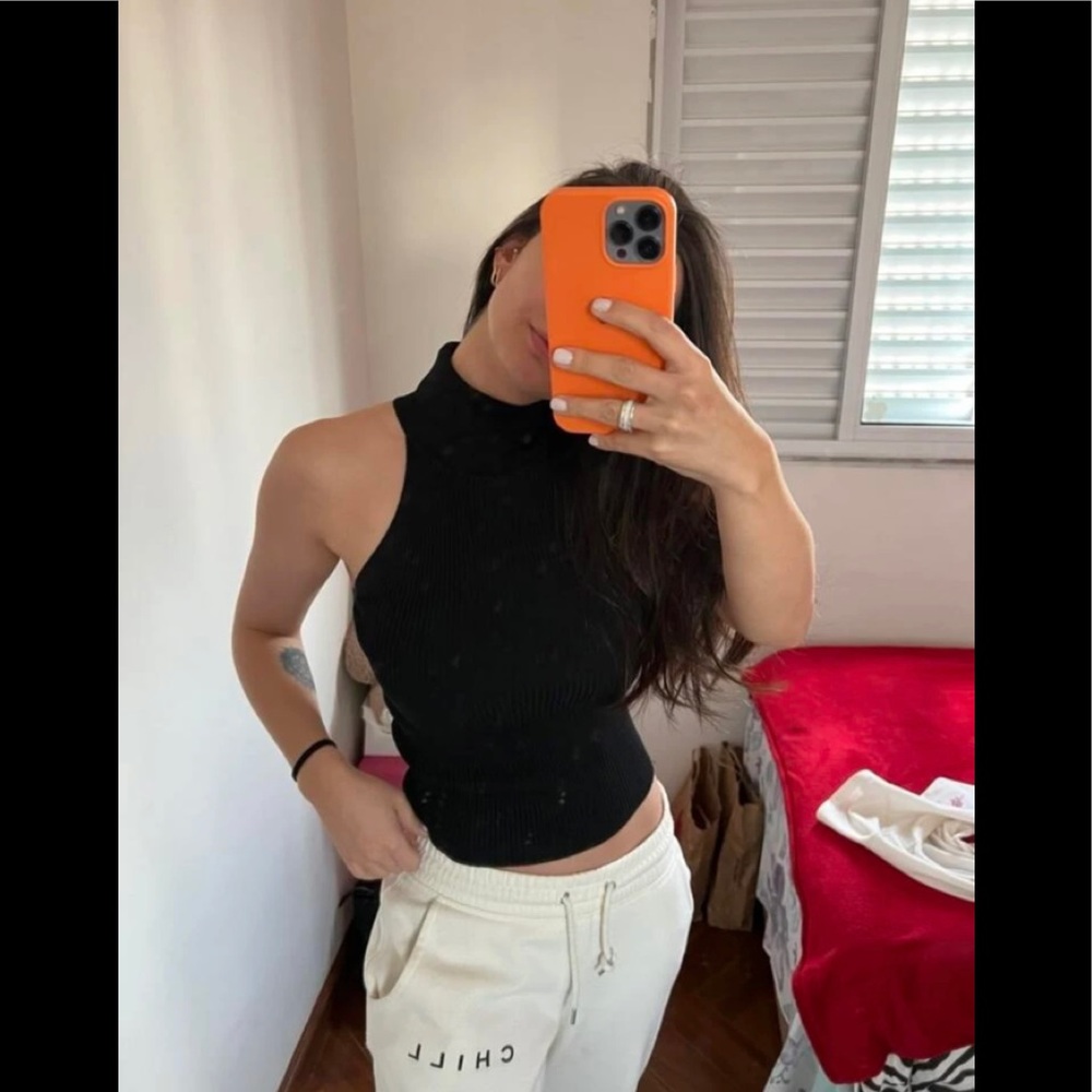 REVAMPED Turtleneck Ribbed Sleeveless